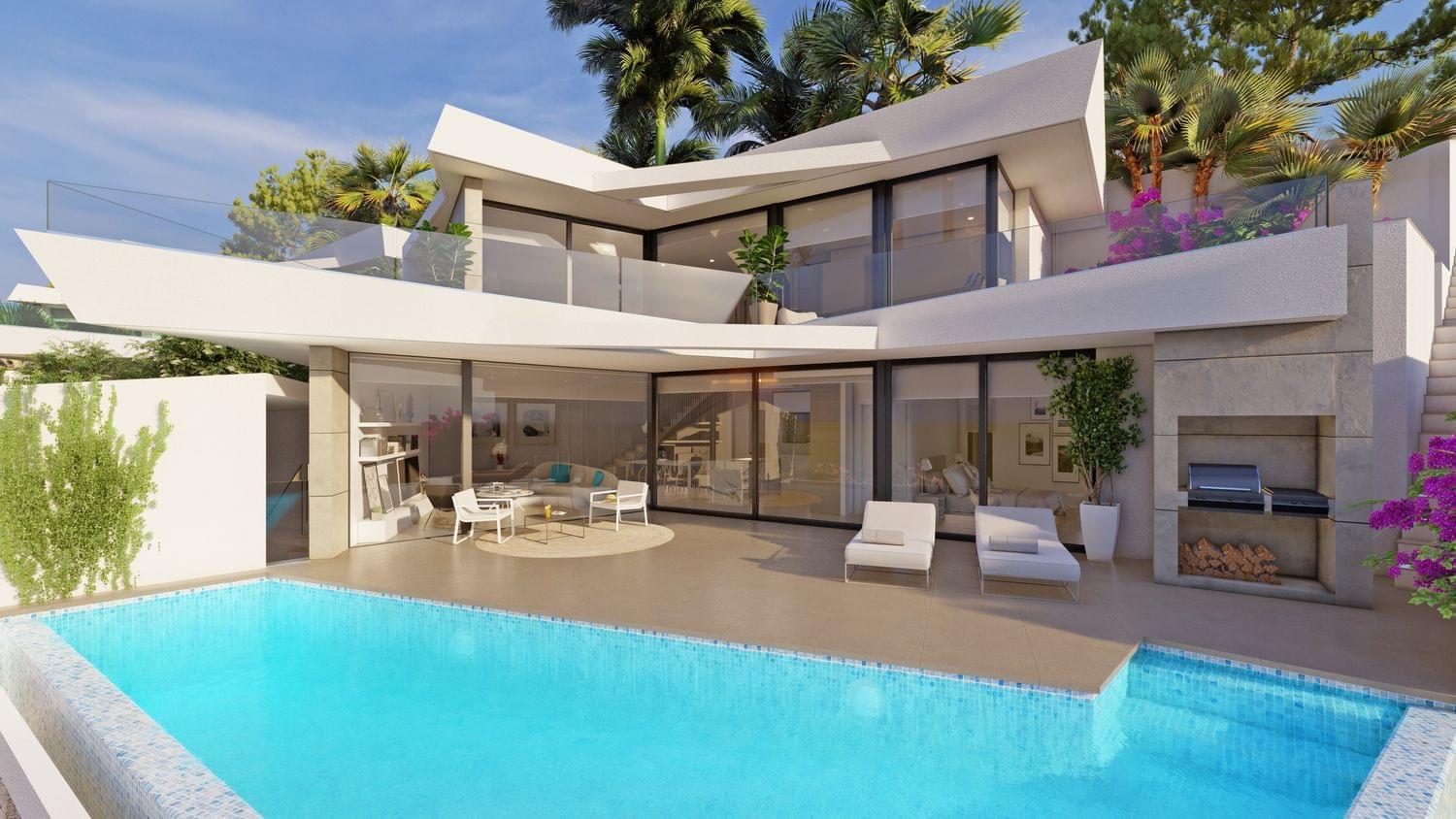 This exclusive collection of properties offers a privileged setting with stunning sea views - Image 1